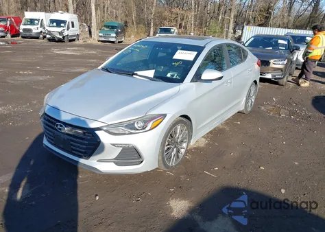 2018 Hyundai Elantra Sport from USA, damaged, VIN KMHD04LB7JU545558